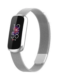 Fitme Replacement Milanese Band For Fitbit, Luxe Silver