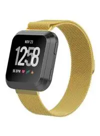 Fitme Replacement Band For Fitbit Versa/Versa Light/Versa 2, Gold