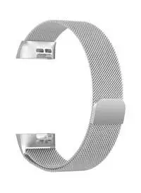 Fitme Replacement Band For Fitbit Charge 3/4, Silver