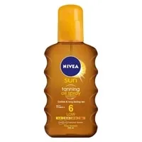 NIVEA SUN Tanning Oil Spray, Intense Bronze with Vitamine E & Jojoba Oil, SPF 6, 200ml
