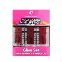 MAD Cosmetics Mad Liquid Mini Lipsticks Glam Set 3pcs