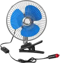 Generic 24V Portable Auto Vehicle Cooling Oscillating Fan For Car Dashboard 10 Inch Clip Type