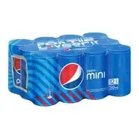 Pepsi, Carbonated Soft Drink, Cans, 150ml x 12