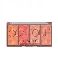 O.TWO.O Grooming Powder Palette 4 Multicolors 24g