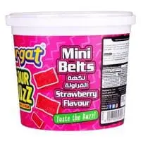 Borgat Sour Power Mini Belts Strawberry Flavour 150g
