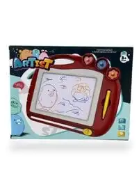 Generic لوحة كتابة LCD محمولة خفيفة الوزن للتعليم المبكر ملونة وقابلة للمسح للأطفال