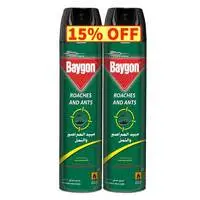 Baygon Roach and Ant Killer Twin pack with 15% OFF 400ml