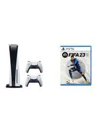 Sony Playstation 5 + Extra White Controller + FIFA 23 PS5