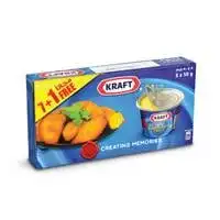 Kraft Cheddar Cheese 50g 7 + 1 Free