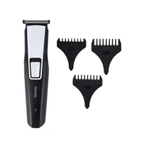 Krypton Rechargeable Hair & Beard Trimmer - Cordless Trimmer - Mens Beard And Stubble Trimmer - 40 Minutes Working Time - Hair Clipper & Beard Stubble Trimmer With 3 Combs, 2 Years Warranty