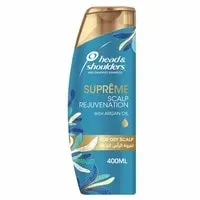 Head & Shoulders Supreme Anti-Dandruff Shampoo with Argan Oil for Dry Scalp Rejuvenation 400ml