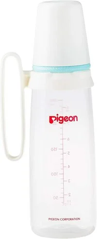 Pigeon Nursing Plastic Bottle White With Hand 240ml Pa26008