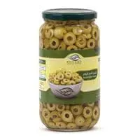 Aljouf Sliced Green Olive 1kg