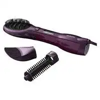 BaByliss Air Styler Pro, 1000W, 2 Speeds and Temperature, Cool Air, Paddle Brush, Round Brush, Ionic Function, Purple (AS115SDE)