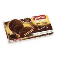 Loacker Biscuit Tortina Dark Chocolate 125g