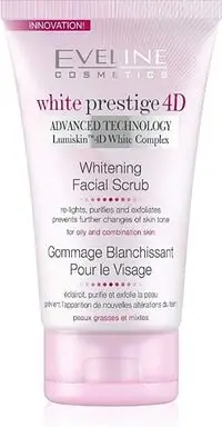 Eveline White Prestige 4D Whitening Facial Surub, 150 ML