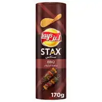 Lay's Stax BBQ Potato Crisps, 170g