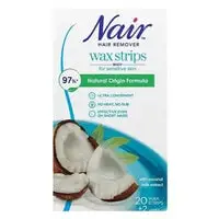 Nair Wax Strips Coconut 20 Strips