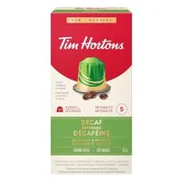 Tim Hortons Decaf Espresso Coffee Capsules 52g