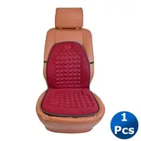 Generic Magnetic Bubble Type Seat Cushion Car Magnet Seat Cover Massager Car Sponge Seat Cushion Red 1 Pcs