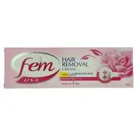 Fem Sensitive Skin Hair Removal Cream With Lotion Pink 120g