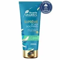 Head & Shoulders Supreme Scalp and Hair Conditioner with Argan Oil and Aloe Vera for Sensitive Scalp Soothing 200ml 