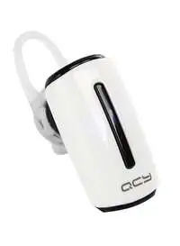 Qcy Wireless Bluetooth In-Ear Headset With Mic White/Black