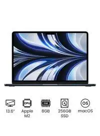 Apple MacBook Air 13.6-Inch Display, Apple M2 Chip With 8-Core CPU And 8-Core GPU, 256GB SSD, Intel UHD Graphics, English/Arabic, Midnight