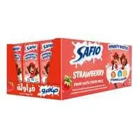 Safio UHT Strawberry Milk 185mlx18