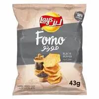 Lay's Forno Black Pepper, Baked Potato Chips, 40g