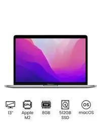Apple MacBook Pro 13-Inch, M2 Chip With 8-Core CPU And 10-Core GPU, 512GB SSD, Integrated Graphics, English/Arabic, Space Grey - Middle East Version