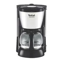 Tefal CM361827 Glass Carafe Stainless Steel Coffee Maker 1.25L