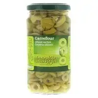 Carrefour Sliced green Olives 230 g