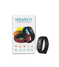 Generic Smart Bracelet OLED Body Activity Tracker, Black
