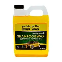 SAFI WAX Ultra Shine Car Shampoo & Wax SFW88 - 1 Litre Premium Car Washing Shampoo, Deep Clean & Glossy Finish