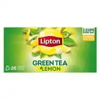 ليبتون شاي أخضر، ليمون، 25 كيس