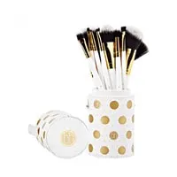 BH Cosmetics 11 Pieces Makeup Brush Set White/Gold