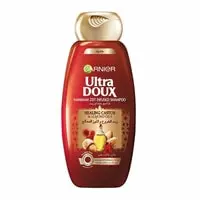 Garnier Ultra Doux Castor And Almond Oils Strengthening Shampoo Red 600ml