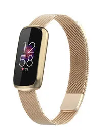 Fitme Replacement Milanese Band For Fitbit, Luxe Gold