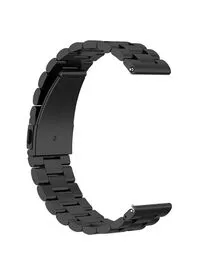 Fitme Replacement Metal Band For Smartwatch 20mm, Black