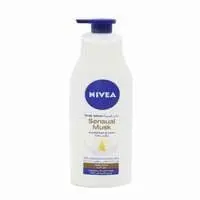 NIVEA Body Lotion Moisturizer for Normal to Dry Skin, Sensual Musk Scent, 400ml