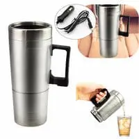 Generic 12V 300ml Portable In Car Coffee Maker Tea Pot Vehicle Thermos Heating Cup With Lid