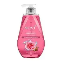 Sovi hand wash rose water & almond 500 ml