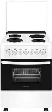 General Supreme Electric Cooking Stove, 4 Heating Stone, Size 55 * 50cm, White, Turkish (Installation Not Included)