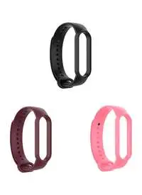 Fitme 3-Piece Replacement Band For Xiaomi MI Band 5&6, Multicolour