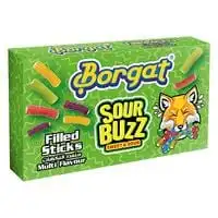 Borgat® Sour Power Multi Flavour Filled Sticks 80g