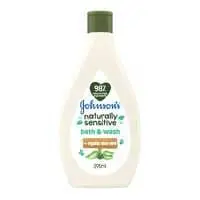 Johnson’s naturally Sensitive, Bath & Wash Organic Aloe Vera, 395ml