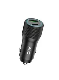 Avoo Car Charger With Auto ID Technology Two Ports USB And PD 38W