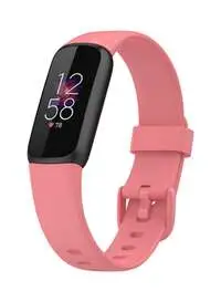 Fitme 2-Piece Classic Silicone Band For Fitbit, Luxe Pink