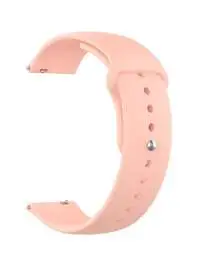 Fitme Clip Silicone Band For 18mm Smartwatch, Pink